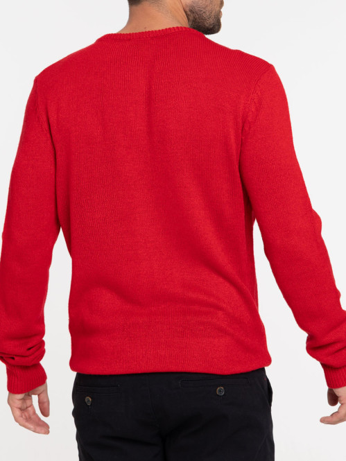 Pull renne de noël homme