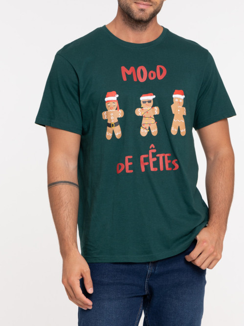Tee-shirt vert anglais de...