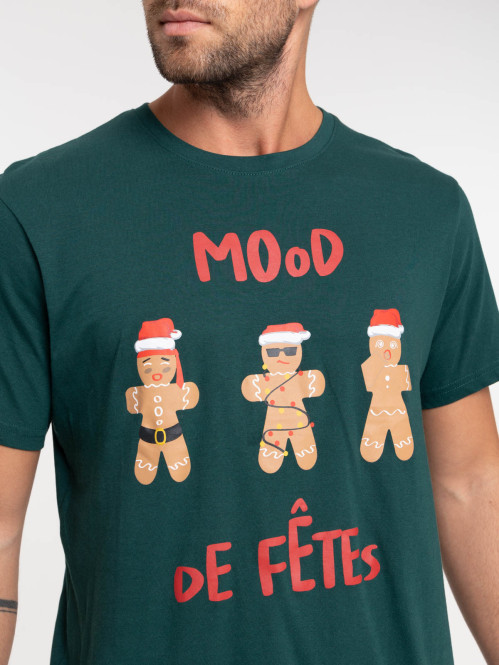 Tee-shirt vert anglais de...