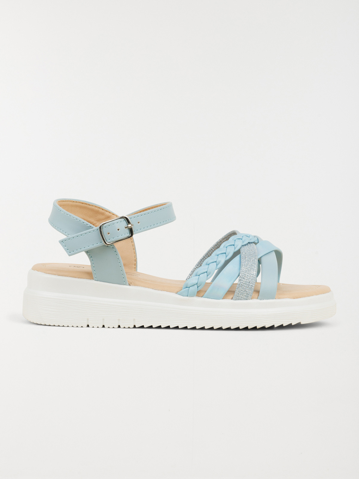 Sandale bleue plateforme fille (31-36)