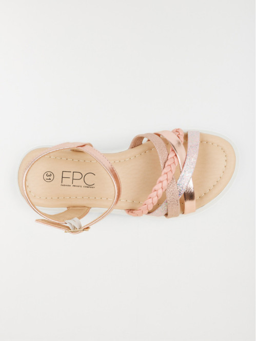 Sandale rose plateforme...