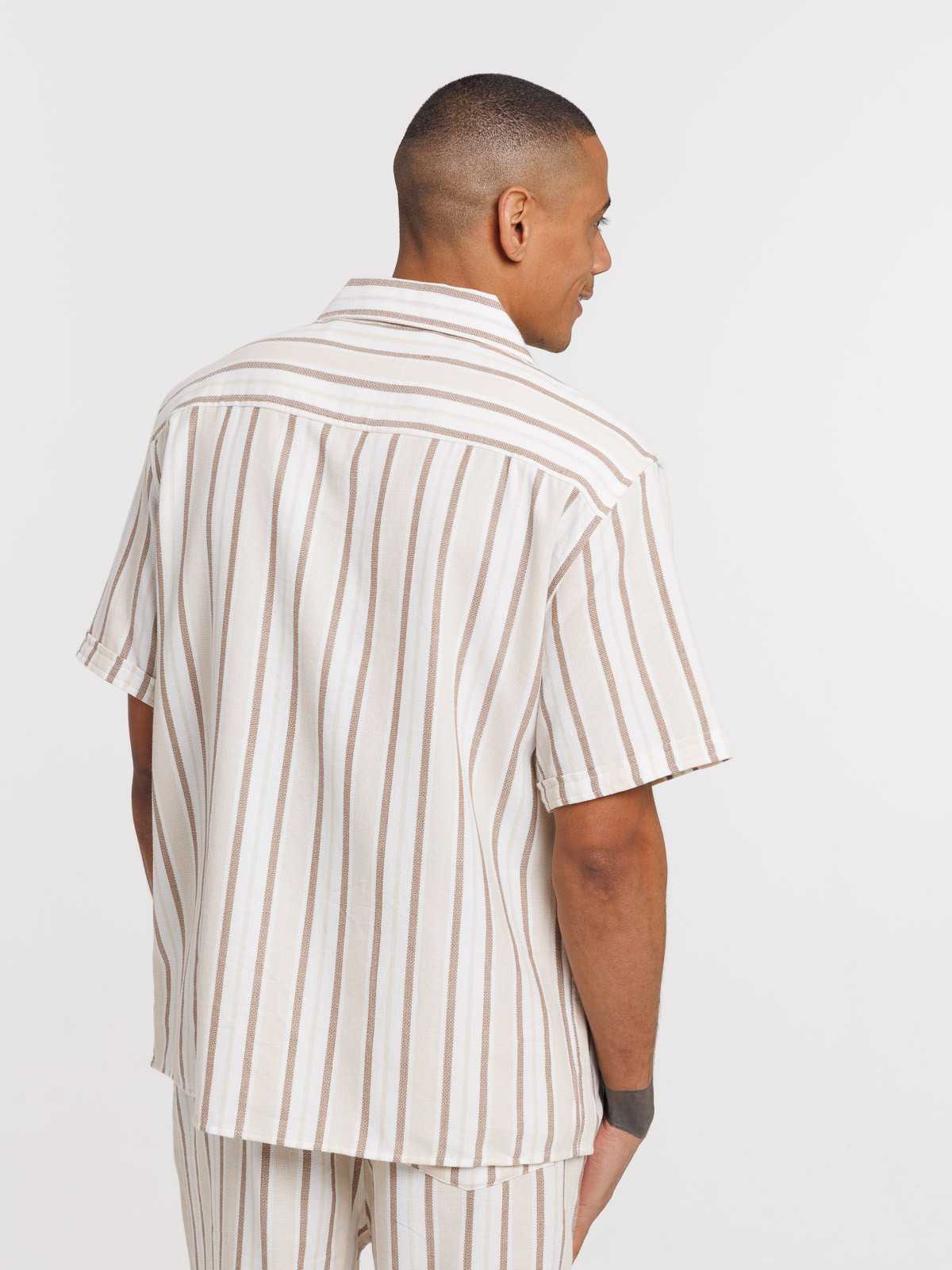 Chemisette rayée homme Chemisette rayée homme