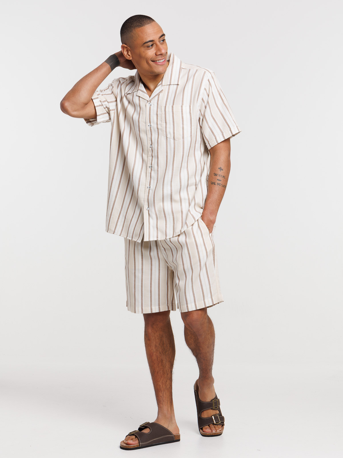 Chemisette rayée homme Chemisette rayée homme