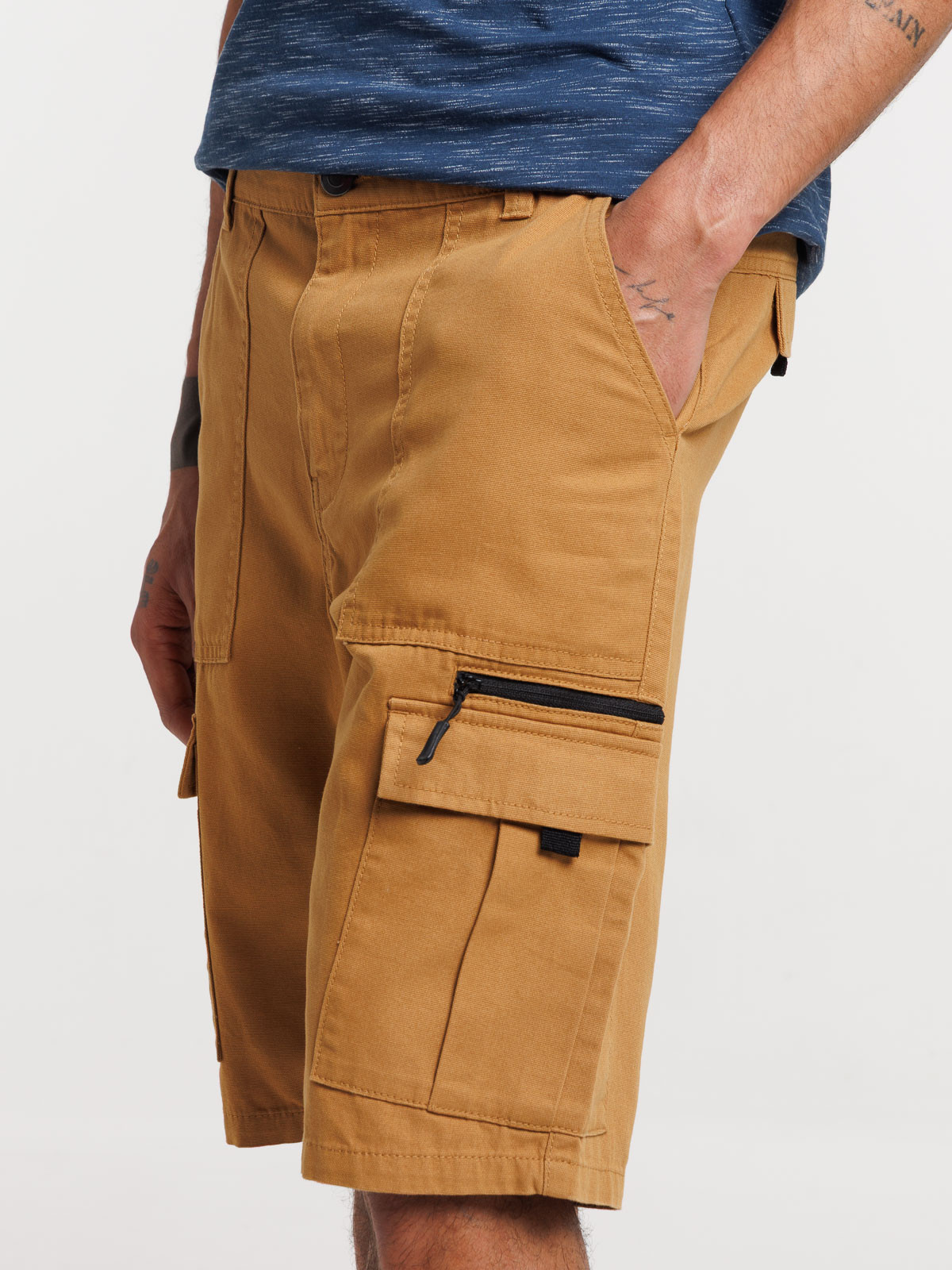 Bermuda cargo caramel homme Bermuda cargo caramel homme