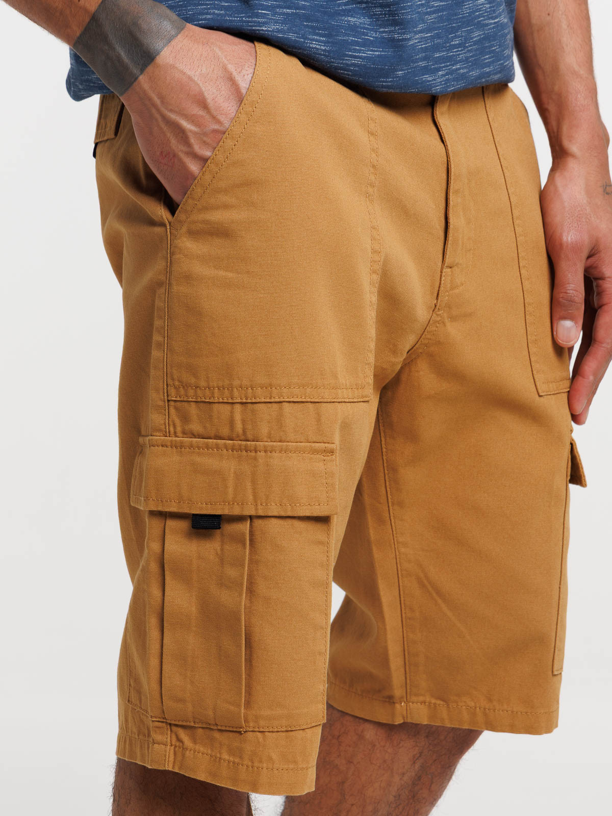 Bermuda cargo caramel homme Bermuda cargo caramel homme