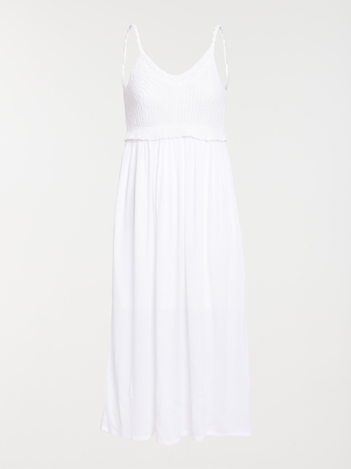 Robe longue blanche femme