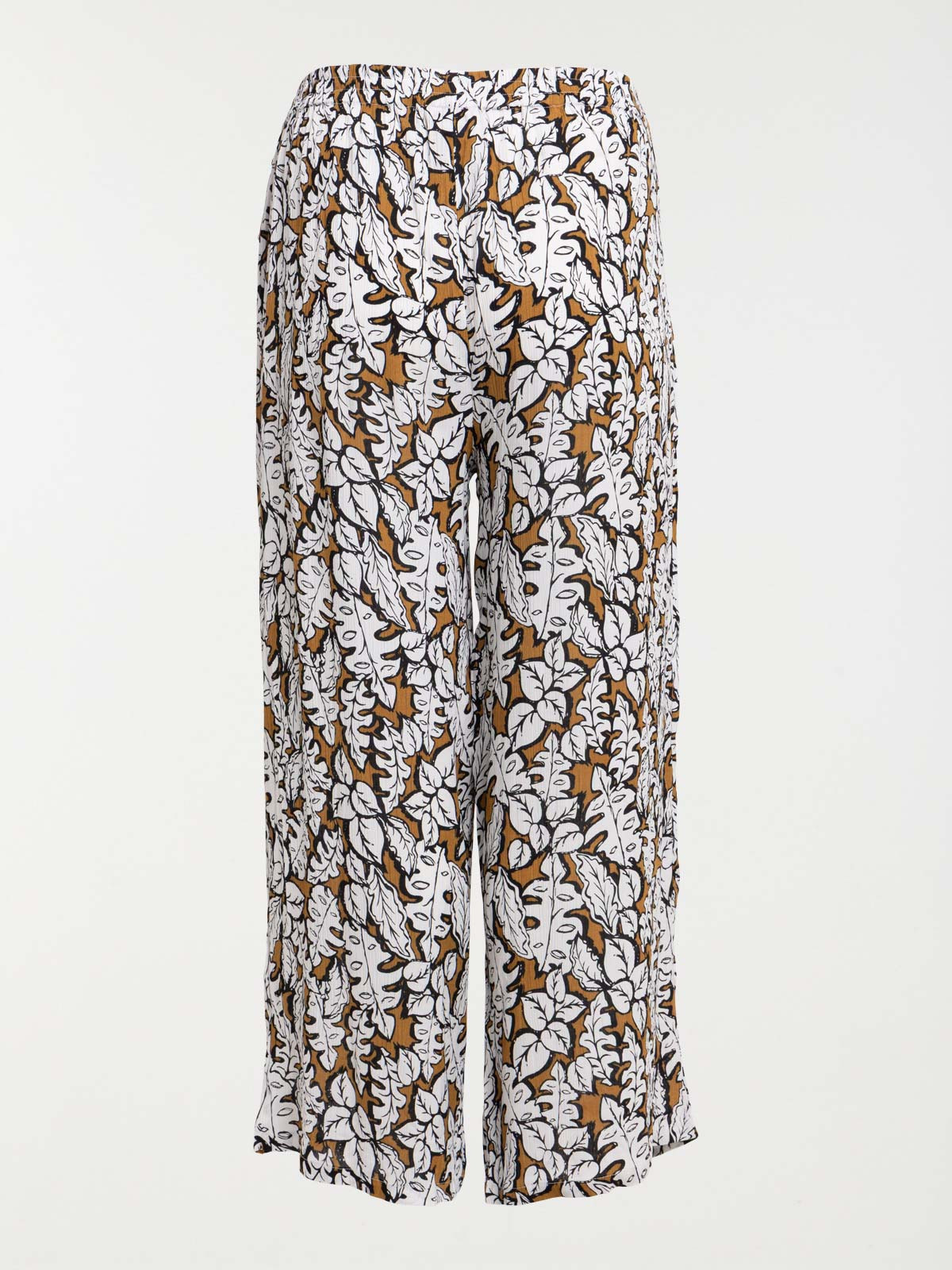 Pantalon motif large grande taille femme