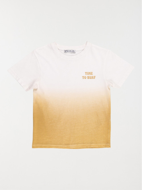 T-shirt col rond garçon...