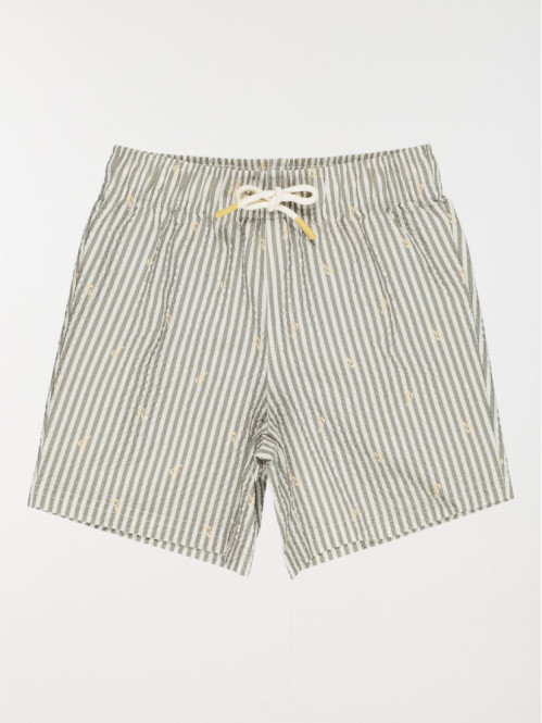 Short de bain rayé garçon...