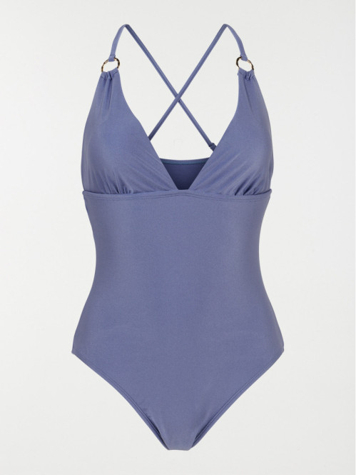 Maillot de bain 1 pièce bleu femme Maillot de bain 1 pièce bleu femme