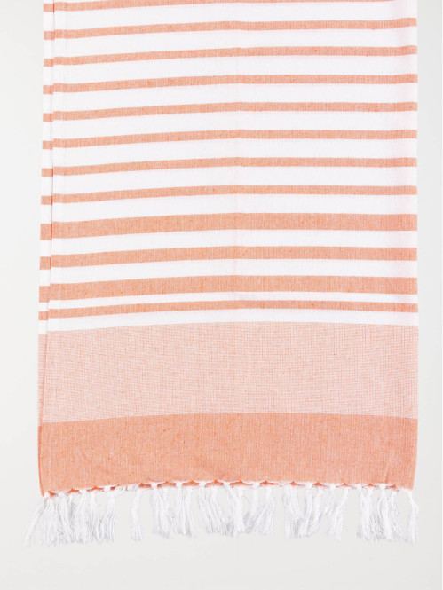Fouta orange 80 x 150 cm