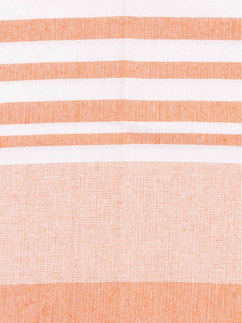 Fouta orange 80 x 150 cm