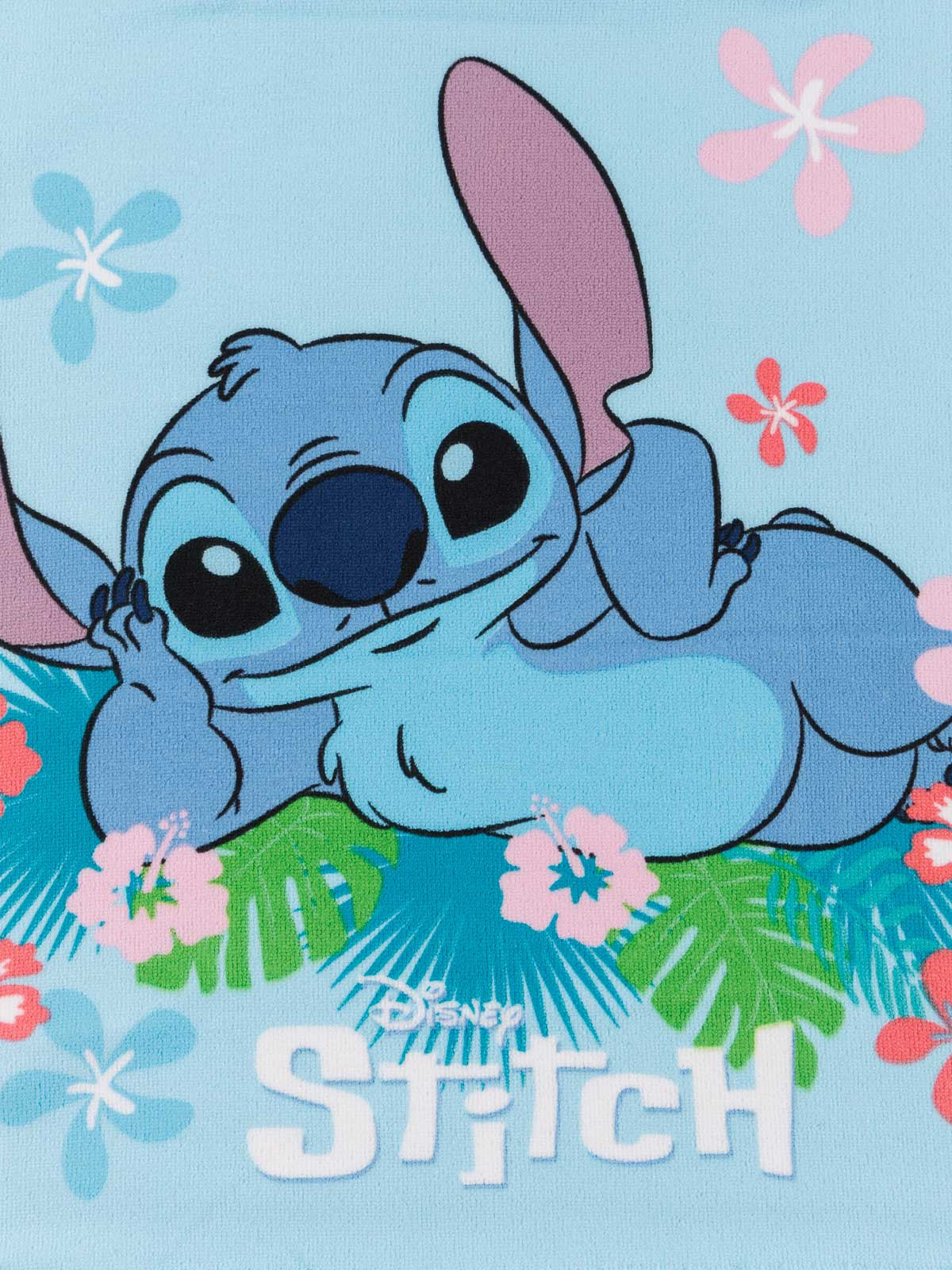 Cape plage Stitch 60x120 cm