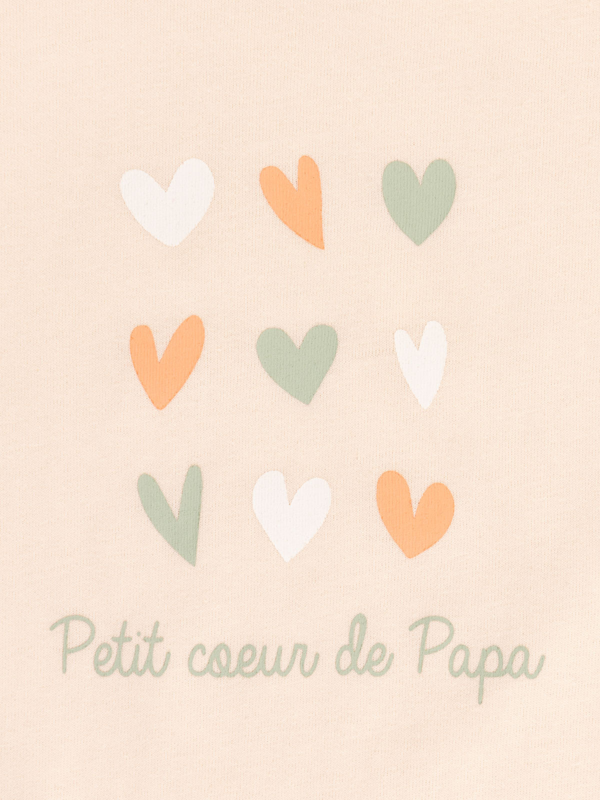 T-shirt fête des pères fille (3-36M)