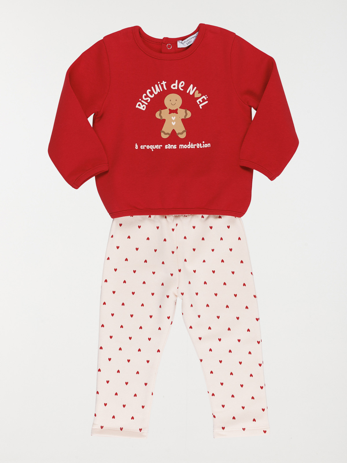 Ensemble biscuit de Noël fille (3-36M)