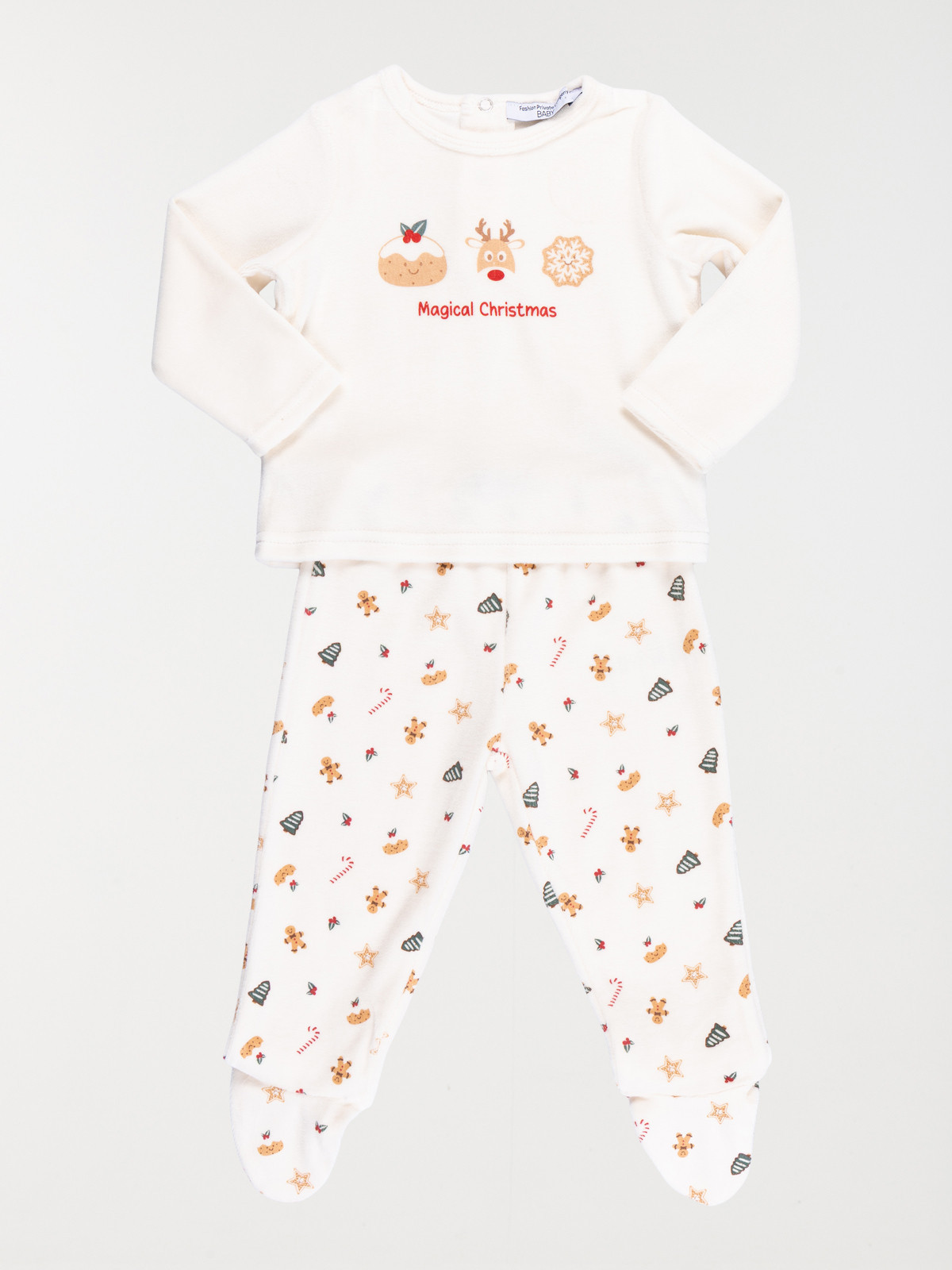 Pyjama de Noël imprimé bébé (3-36M)