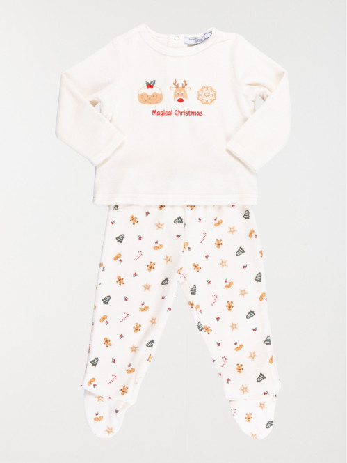 Pyjama de Noël imprimé bébé...