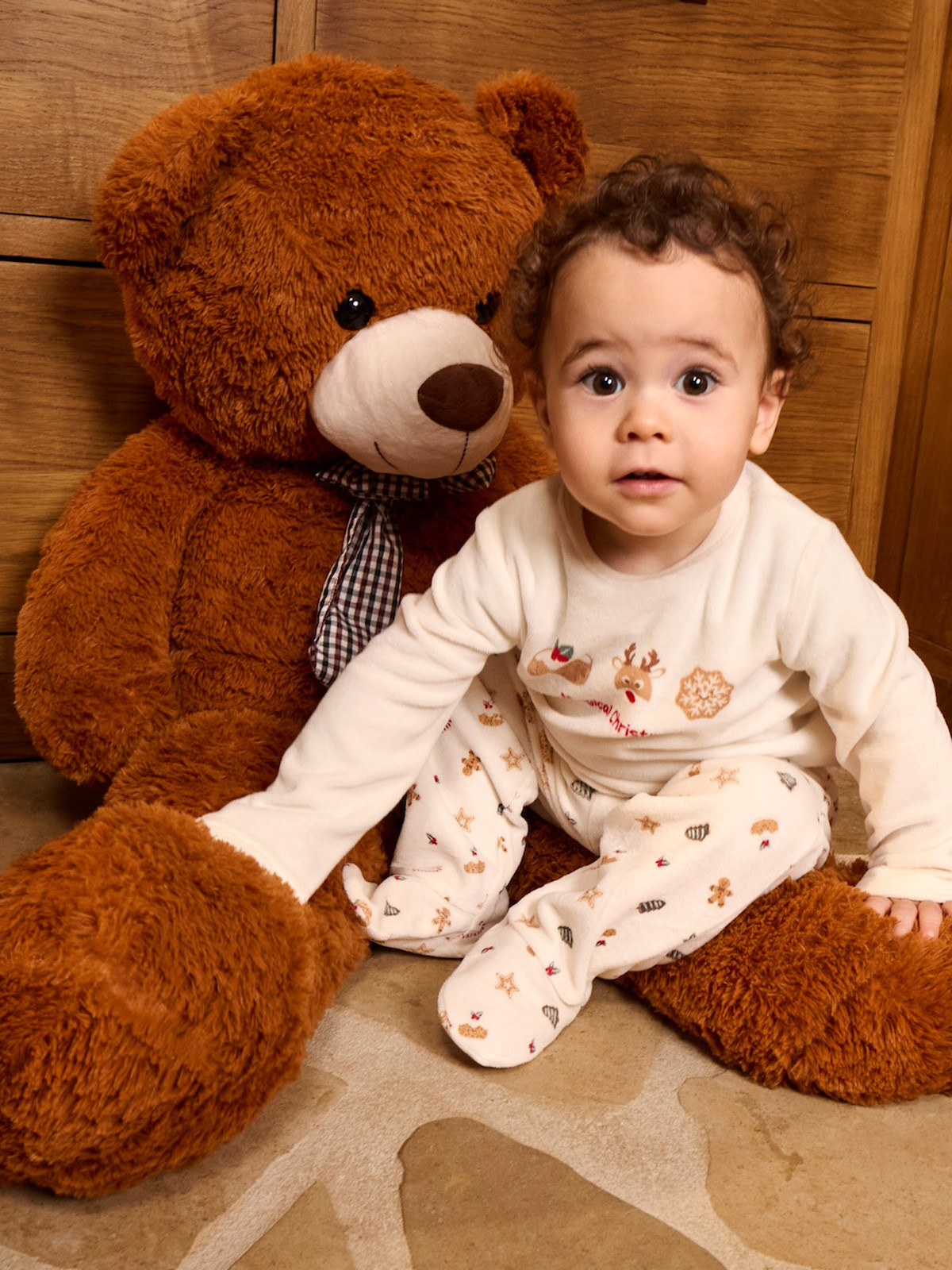 Pyjama de Noël imprimé bébé (3-36M)