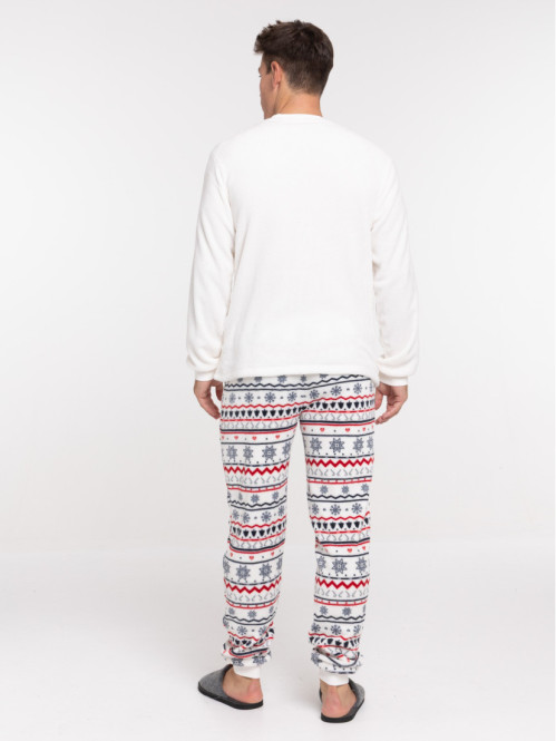 Pyjama de noël jacquard homme