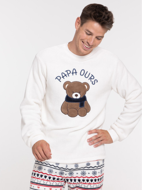 Pyjama de noël jacquard homme