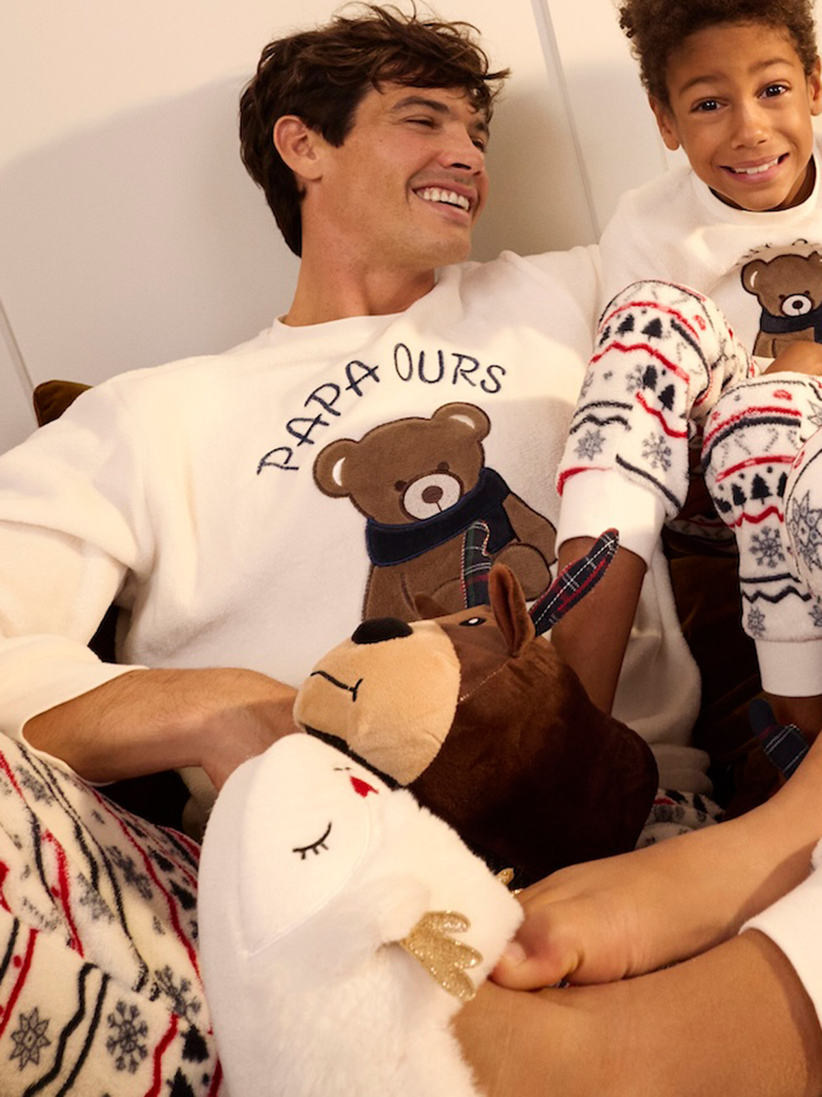 Pyjama de noël papa ours homme
