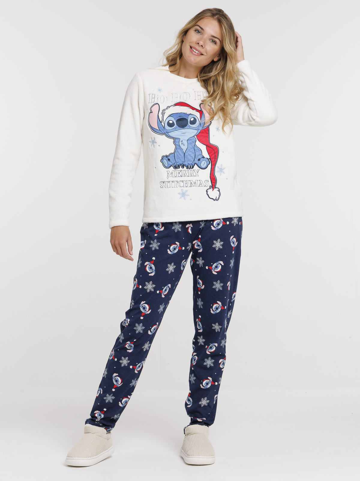 Pyjama de Noël Stitch femme