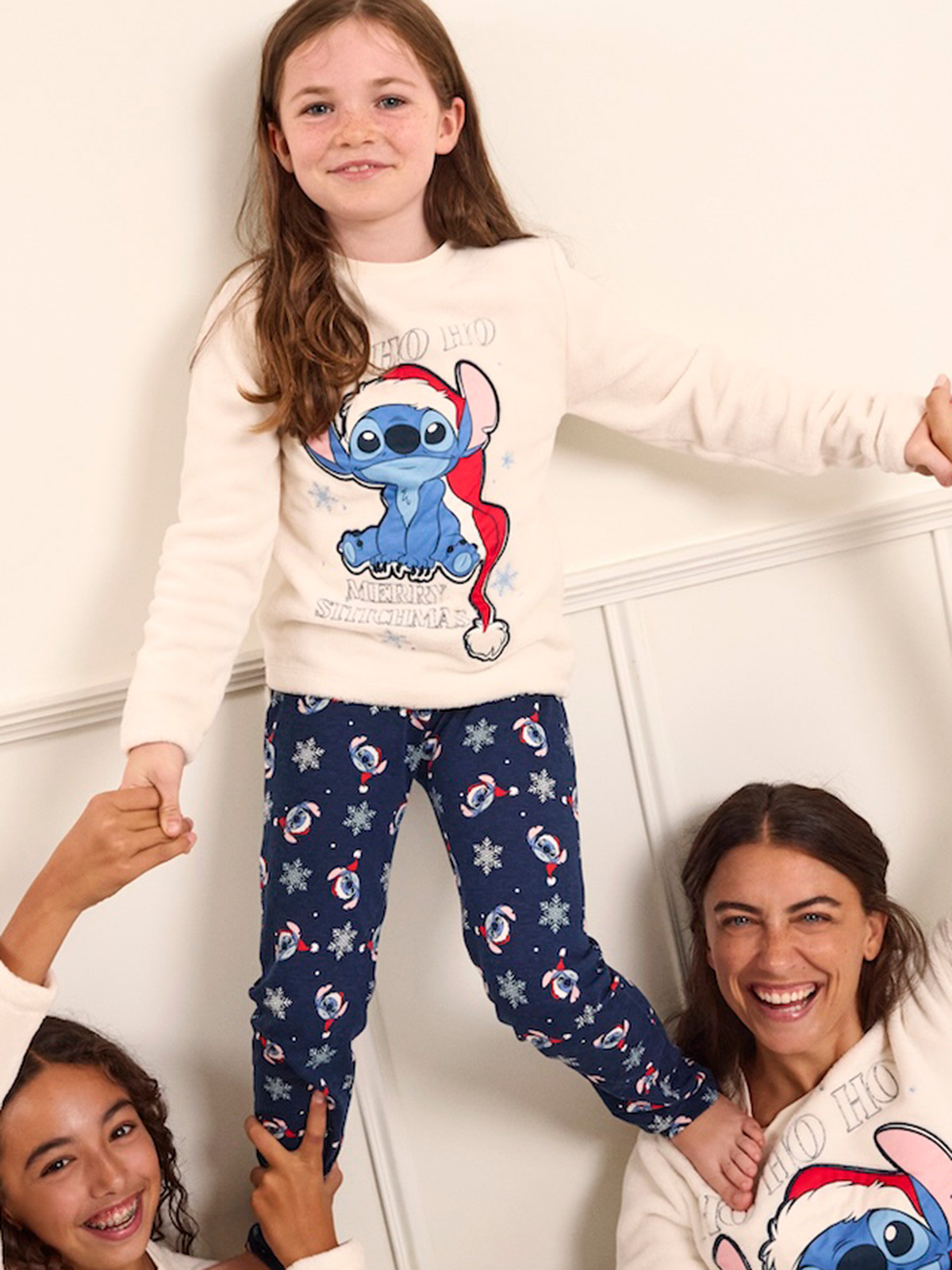 Pyjama de Nöel Stitch fille (3-10A)