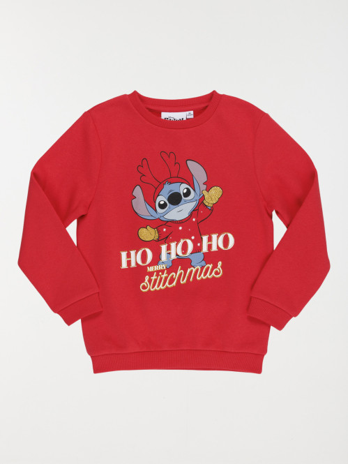 Sweat de Noël Stitch fille...