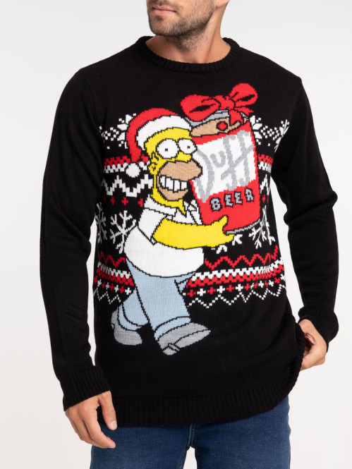 Pull de Noël Homer Simpson...