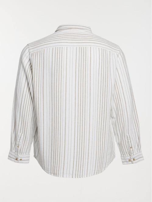 Chemise rayée grande taille...
