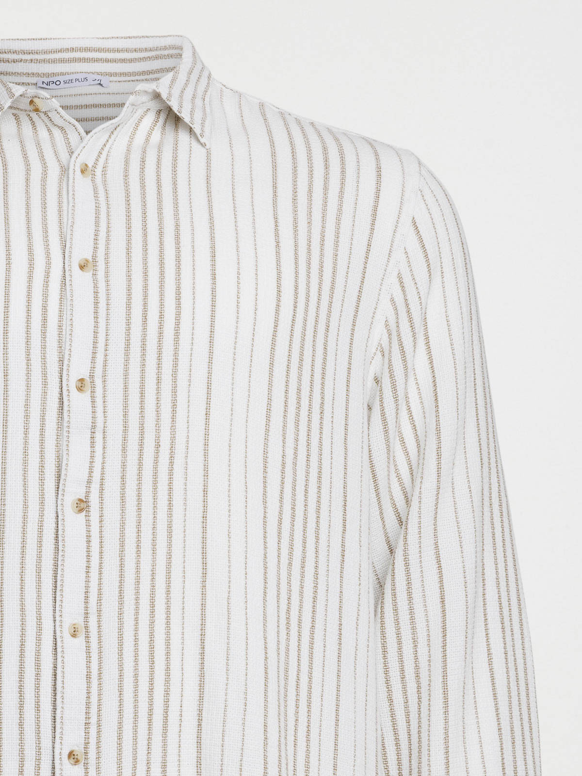 Chemise rayée grande taille homme