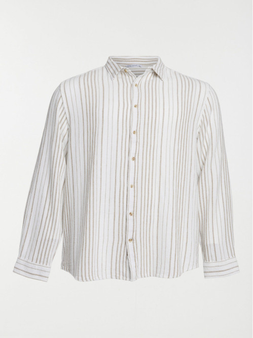 Chemise rayée grande taille...