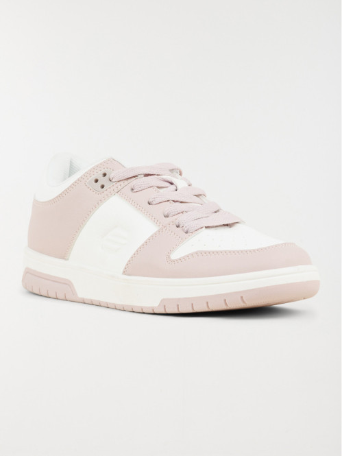 Baskets lacets roses femme (36-41) Baskets lacets roses femme (36-41)