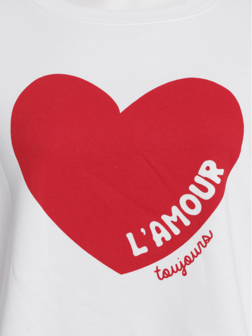 Sweat coeur grande taille...