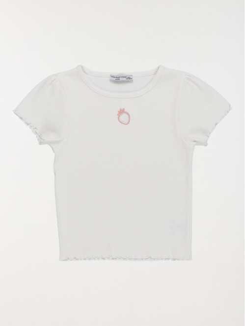 T-shirt fraise fille (3-12A)