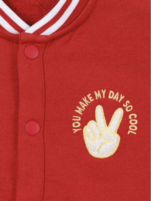 Sweat teddy rouge garçon...