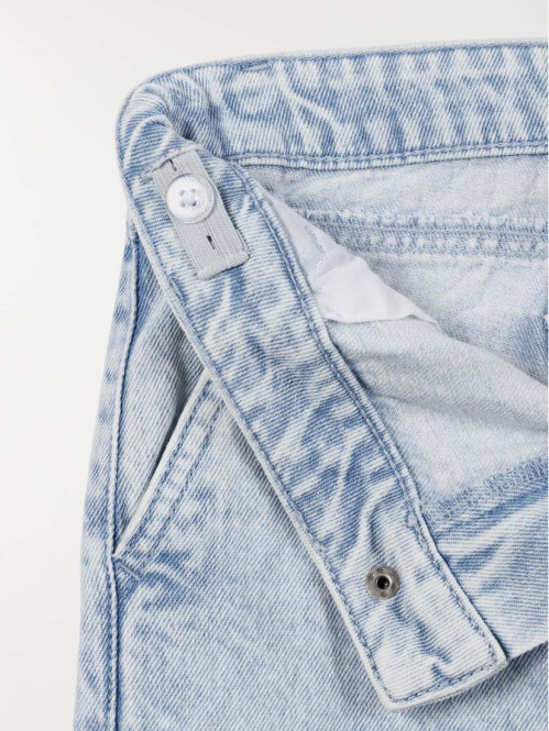 Jean fille wide leg cargo...