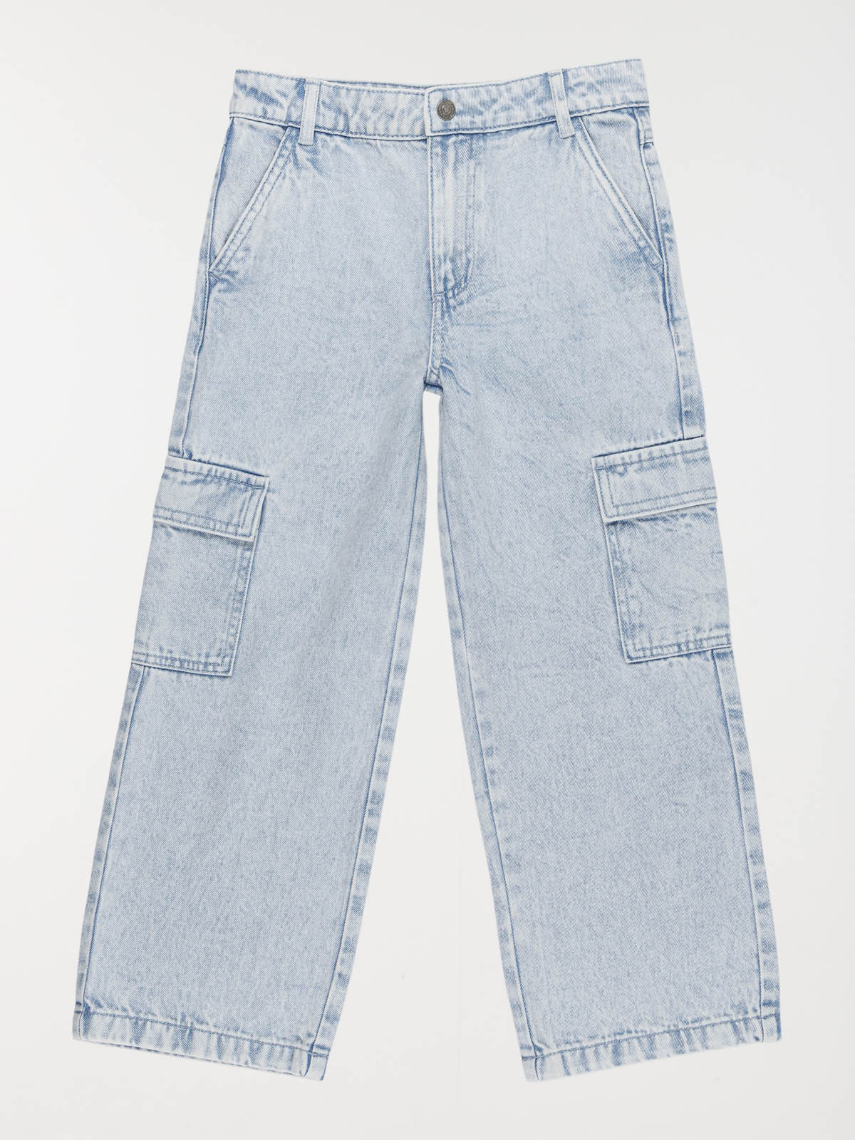 Jean fille wide leg cargo (3-12A) Jean fille wide leg cargo (3-12A)