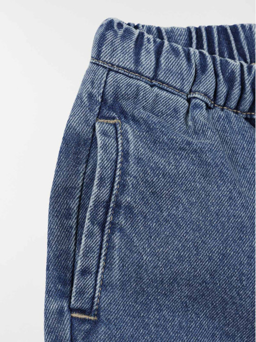 Jean wide leg stone fille...