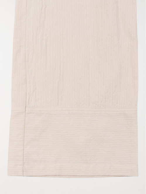 Pantalon large beige rosé...