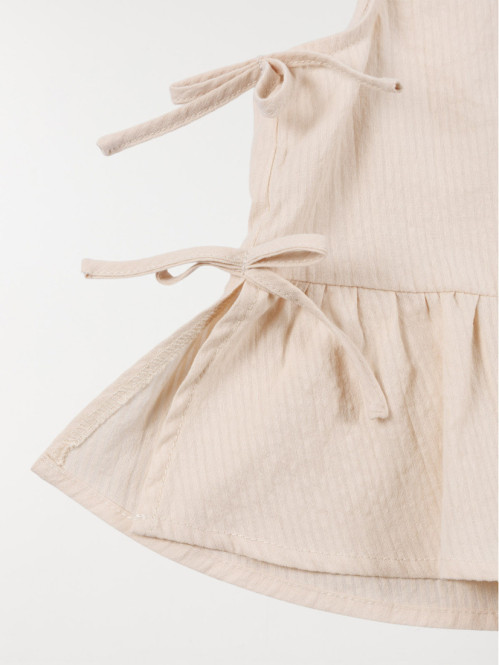 Blouse noeuds côtés fille...