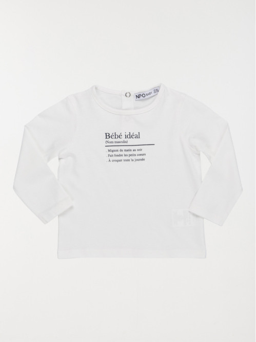 T-shirt bébé idéal (3-36M)