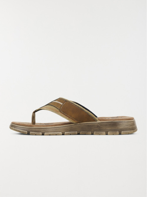 Nu-pied entredoigt marron...