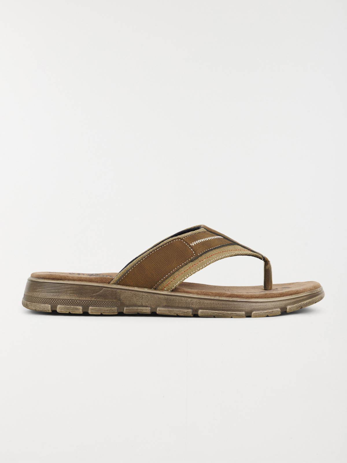 Nu-pied entredoigt marron homme (41-46)