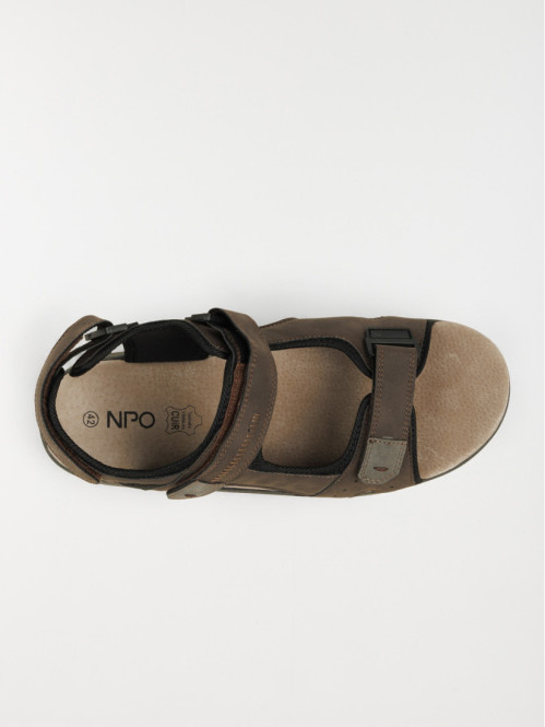 Sandales marrons scratchs...