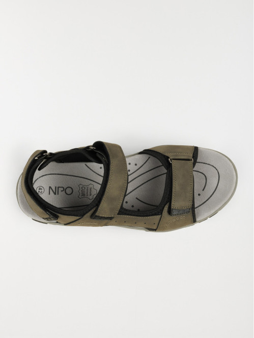 Sandales marrons scratchs...