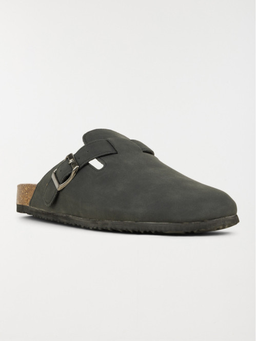 Mule sabot homme noir (40-46)