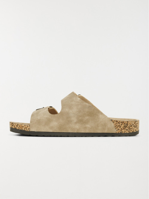 Mule homme beige (40-46)