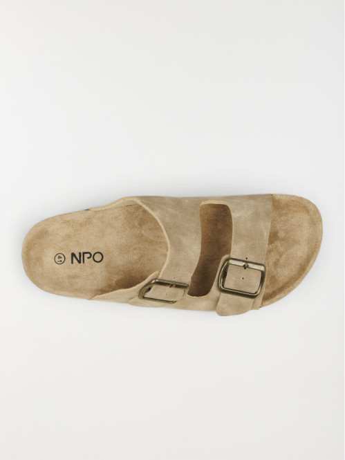 Mule homme beige (40-46)