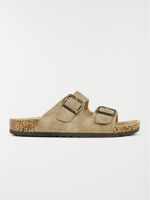 Mule homme beige (40-46)